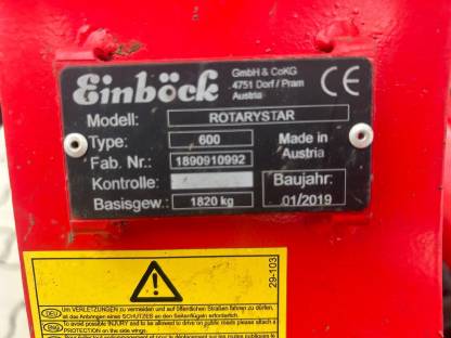 Bild 5:Einböck Rotorhacke Rotarystar 600