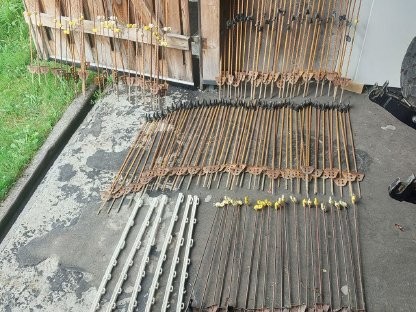 Zaunpfähle Stahl