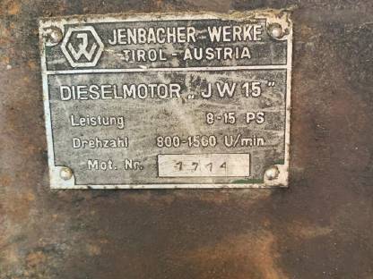 Bild 8:Ein Stück Rosentaler Geschichte Jenbacher JW15