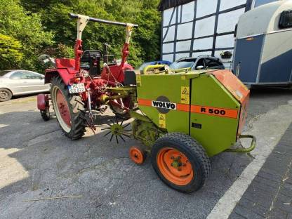 Minirundballenpresse Wolvo R 500 Wolagri