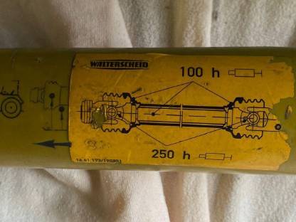 Bild 2:Zapfwelle Gelenkwelle Walterscheid