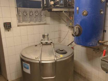 Milchtank mit Kühlung