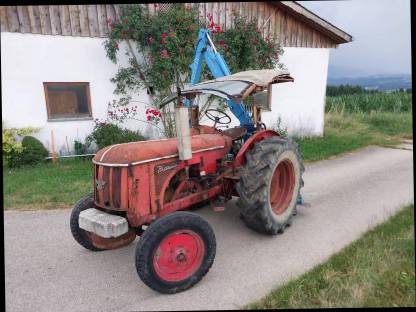 Bild 8:Heckbagger Moser mit Hanomag Brillant