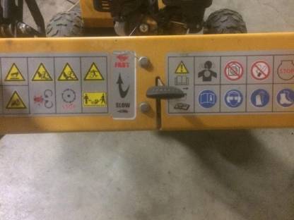 Bild 6:Wurzelstockfräse 15 PS Lumag