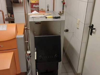 Bild 2:Festholzofen der Marke Wolf