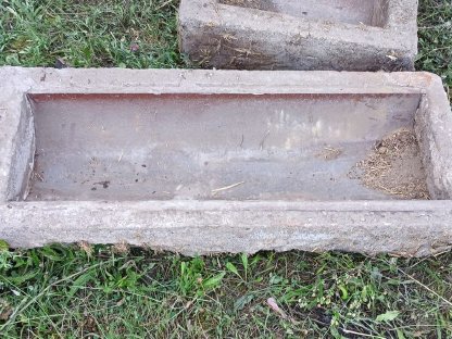 Futtertrag aus Beton