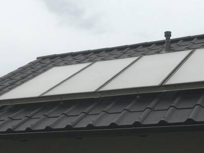 Solarpaneele inklusive 500 l Boiler