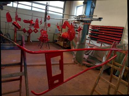 Bild 6:Einachser Bucher K5 Motorkarren Balkenmäher