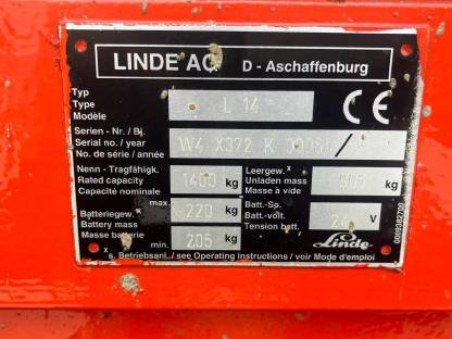Bild 3:Verkaufe Linde L14 Ameise