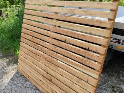 Bild 4:Sichtschutzpaneel 'Bali' Lärche von Mr. Gardener