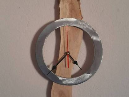 Wanduhr aus Schwemmholz, Retro Küchenuhr, Deko, Vintage Uhr
