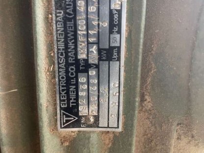 Bild 3:Gebläsemotor für Absaugung