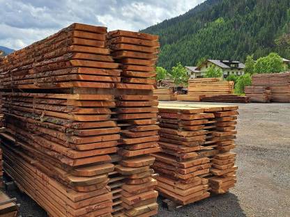 Bild 3:Lohnschnitt Bauholz bis 12 m