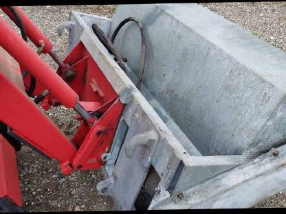 Bild 4:Silofräse Eigenbau verzinkt