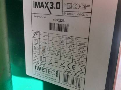 Bild 3:Verkaufe Schweißer iMAX 3.0
