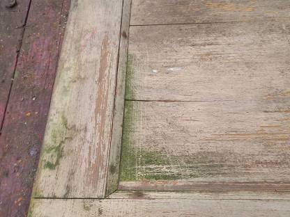 Bild 5:Alte Holztür Deko Balkon Terrasse