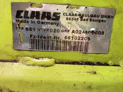 Bild 7:Claas Maisvorsatz RU 600 Xtra