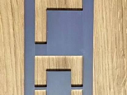 Bild 4:4 Stk. gelaserter Schriftzug 