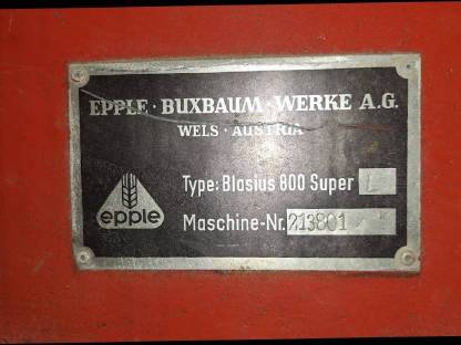 Bild 4:Blasius Häcksler 800