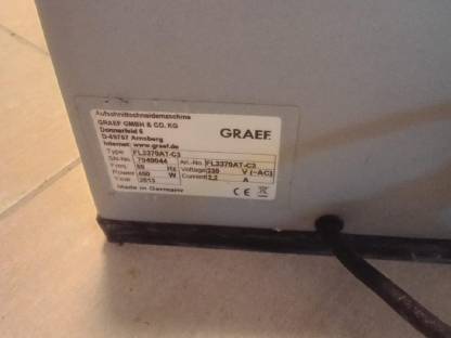 Bild 5:Profi-Aufschnittmaschine GRAEF FL3370AT-C3 + Schleifaufsatz