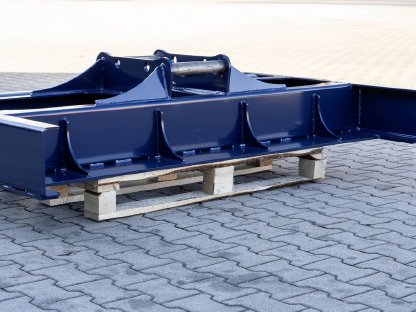 Bild 4:Nivellierbalken Bagger