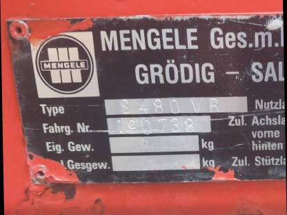 Bild 7:Mengele Miststreuer 480VR