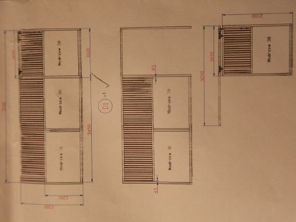Bild 3:Pferdestalltrennwand mit Schiebetür