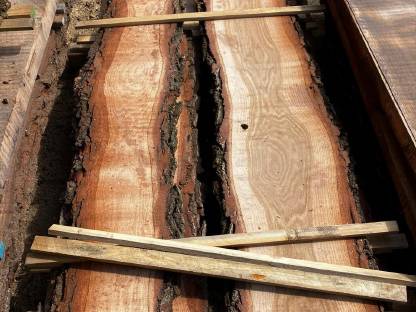 Bild 5:Eiche Schnittholz, Eichenpfosten, Eichenbretter