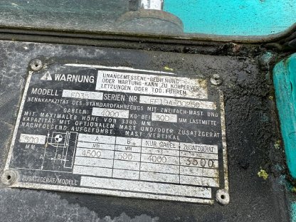 Bild 2:Mitsubishi Gabelstapler FD 35