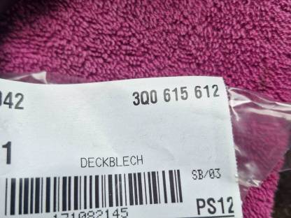 Bild 2:Spritzblech, Ankerblech