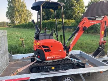 Bild 4:Minibagger Kubota U17-3a