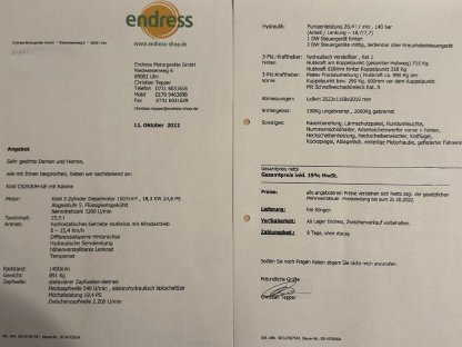 Verkaufe Kioti C52520H-GE Schneeräumfahrzeug mit Kabine