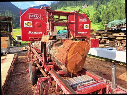 Bild 4:Lohnschnitt Bauholz bis 12 m