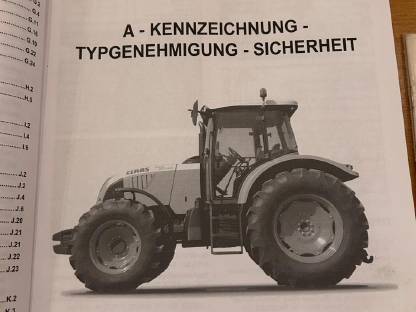 Bild 4:Verkaufe Original Claas Ares Handbuch 547-697