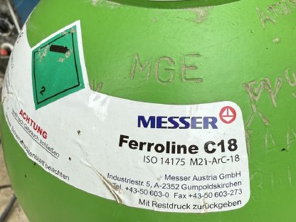 Bild 2:Gasflasche leer