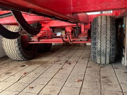 Bild 3:Rungenanhänger/Holzanhänger Palm Kran 675