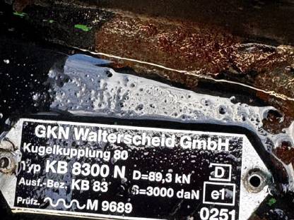 Bild 2:Kugelkupplung 80 Walterscheid