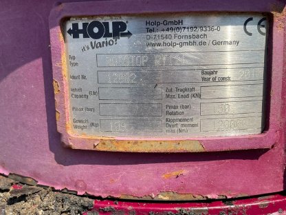 Bild 5:Holp Variolöffel VL.112.421 inkl. Drehantrieb