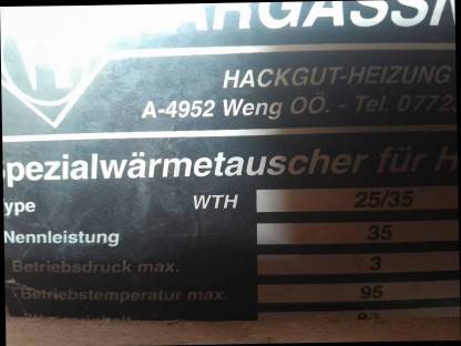 Bild 6:Hargassner Hackgutheizung