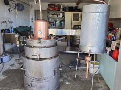 Bild 4:Brennkessel Schnapsbrennkessel 100 l Wasserbad