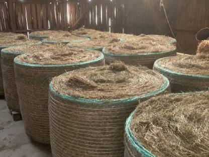 Bild 2:Heuballen 1. Schnitt 2024