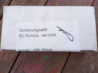Splinte für Nonius-Abhängung