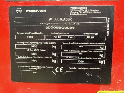 Bild 3:Weidemann Hoftrak 1140 Light