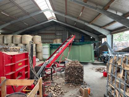 Bild 3:Brennholzhandel Lohnspalten Growi X Power bis 1 m Dm.