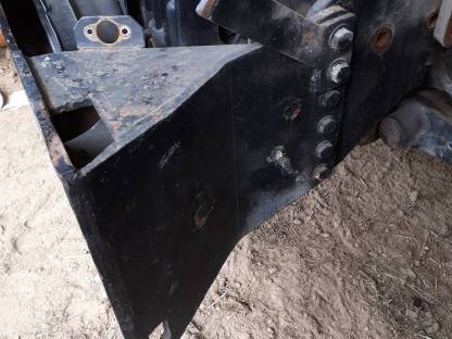 Bild 2:Kahlbacher Schneepflugplatte für Steyr 9145 und Case CS