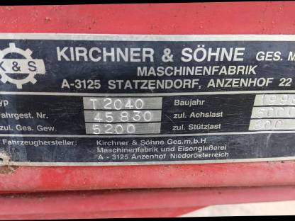 Bild 5:Miststreuer Kirchner