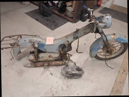 Puch 175 SV Konvolut, Motorblock, Typenschein
