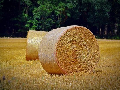 Stroh ab Feld