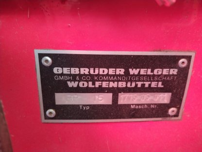 Bild 5:WELGER RP 15 Rundballenpresse