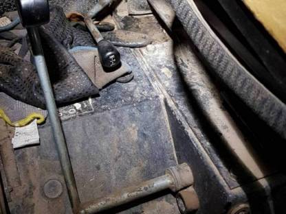 Bild 2:Hebelsatz, Gestänge für Stg.